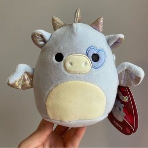 🍃SOLD🍃 Kenny the Dragon 5” Valentines Squishmallows 2025